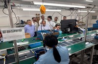 Suframa visita fábrica da Garen da Amazônia e destaca potencial da indústria de segurança eletrônica