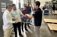 Suframa visita fabricante de filmes plásticos no Polo Industrial de Manaus