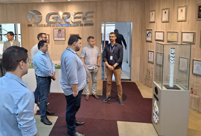 Suframa em visita à planta de Manaus da Gree Brasil no PIM