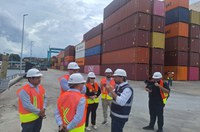 Suframa visita Super Terminais e conhece investimentos no complexo portuário de Manaus