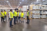 Suframa visita unidade da Crown Embalagens Metálicas