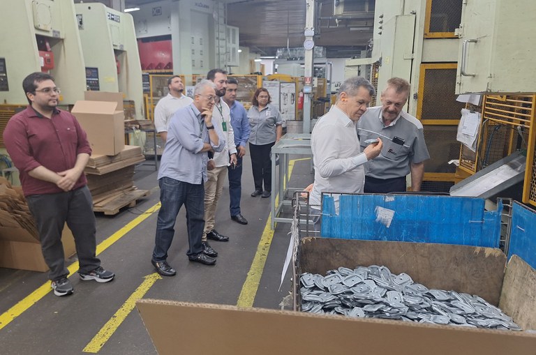 Suframa visita Metalúrgica Sato