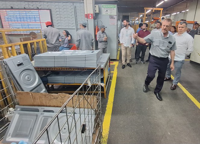 Suframa em visita à Metalúrgica Sato