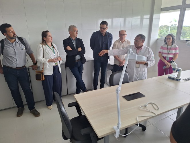 Visita ao Hospital Universitário de Macapá