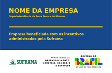 Miniatura da placa de incentivos fiscais