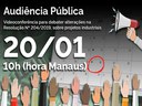 Audiência Pública sobre reformulação da Resolução nº 204/2019
