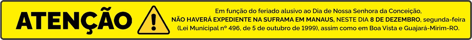 Foto mostra um aviso de feriado