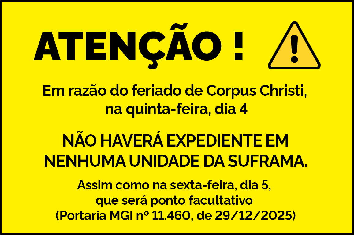 Banner com aviso de letras pretas sobre um fundo amarelo, informando que o SIMNAC está instável