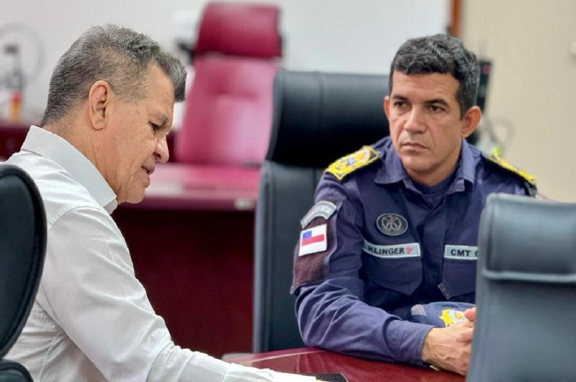 Reunião entre o superintendente da Suframa, Bosco Saraiva, e o comandante-geral da Polícia Militar do Estado do Amazonas, coronel Klinger Paiva, teve foco na segurança dos ônibus que cumprem rotas diárias até as fábricas do Polo Industrial de Manaus.