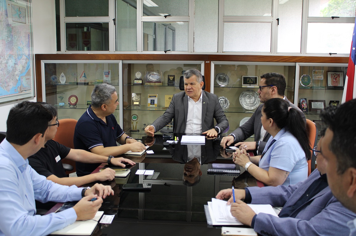 Representantes da empresa chinesa foram recebidos na sede da Autarquia, nesta quarta-feira (27), para discutir o desenvolvimento industrial e tecnológico na Zona Franca de Manaus e fomentar a aprovação de novos projetos no PIM.