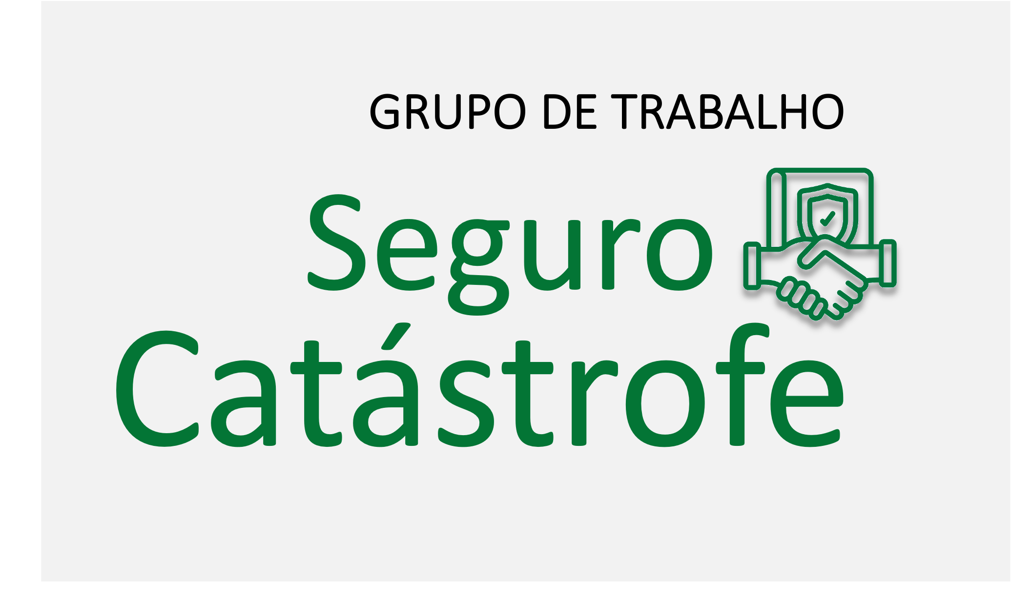 Grupo de Trabalho Seguros Catástrofe