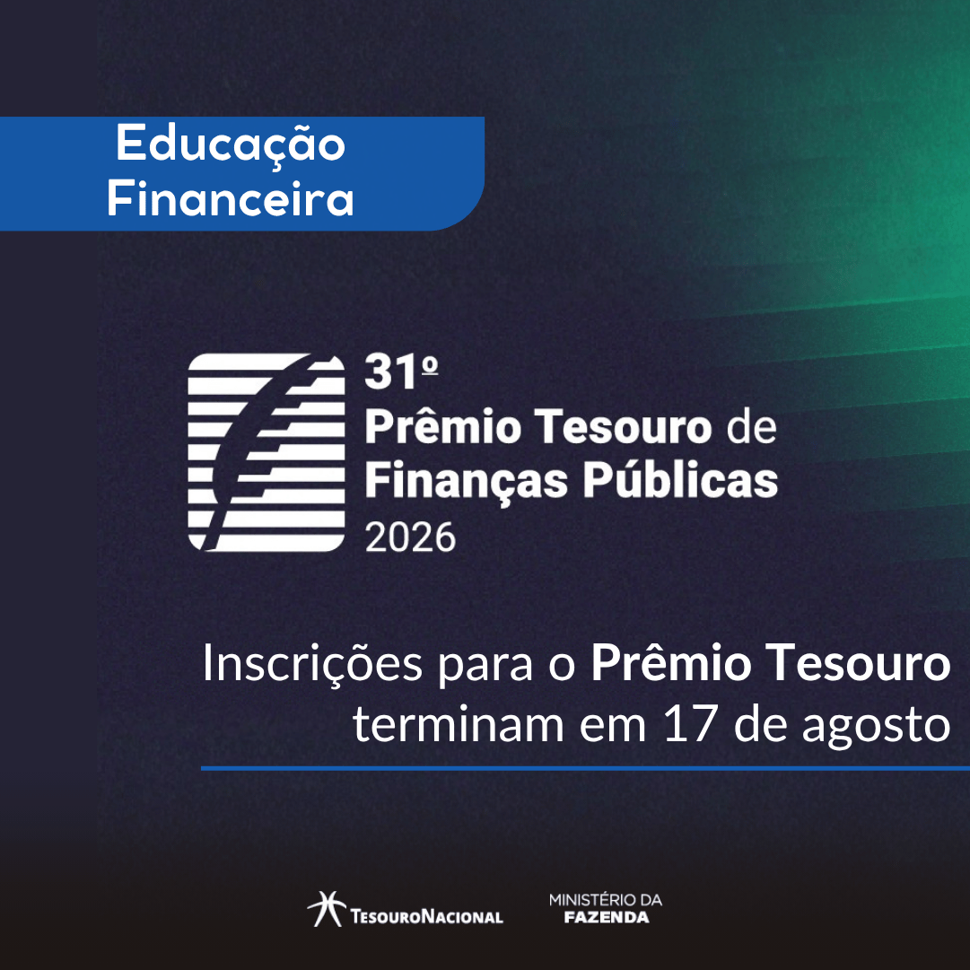 Prêmio Tesouro: últimos dias para inscrições