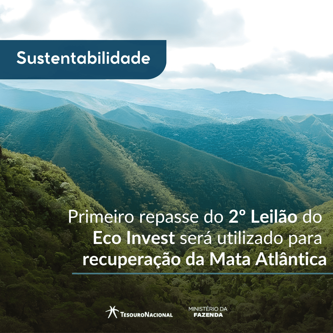 Primeiro repasse Eco Invest Brasil