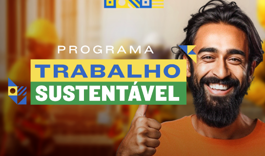 Botão que leval a o Programa trabalho sustentavel