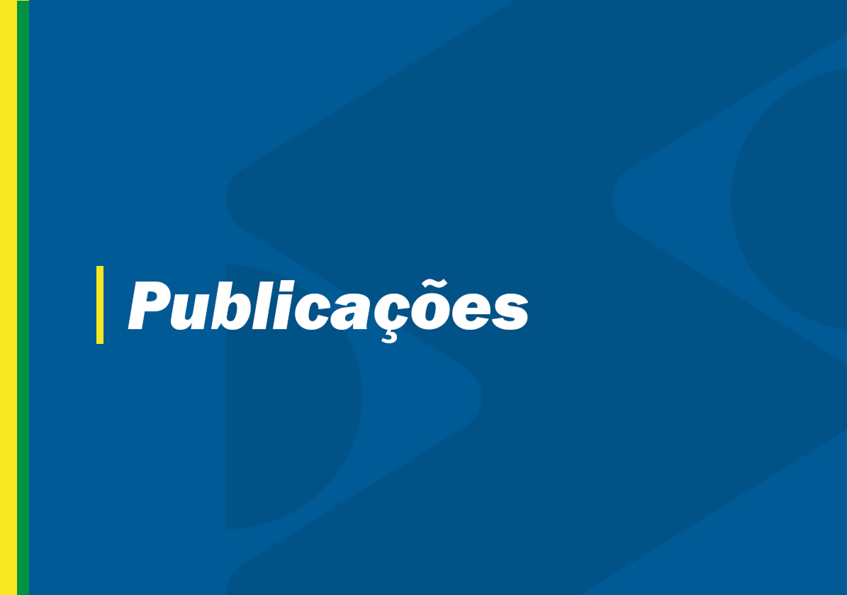 Página referente à Publicações