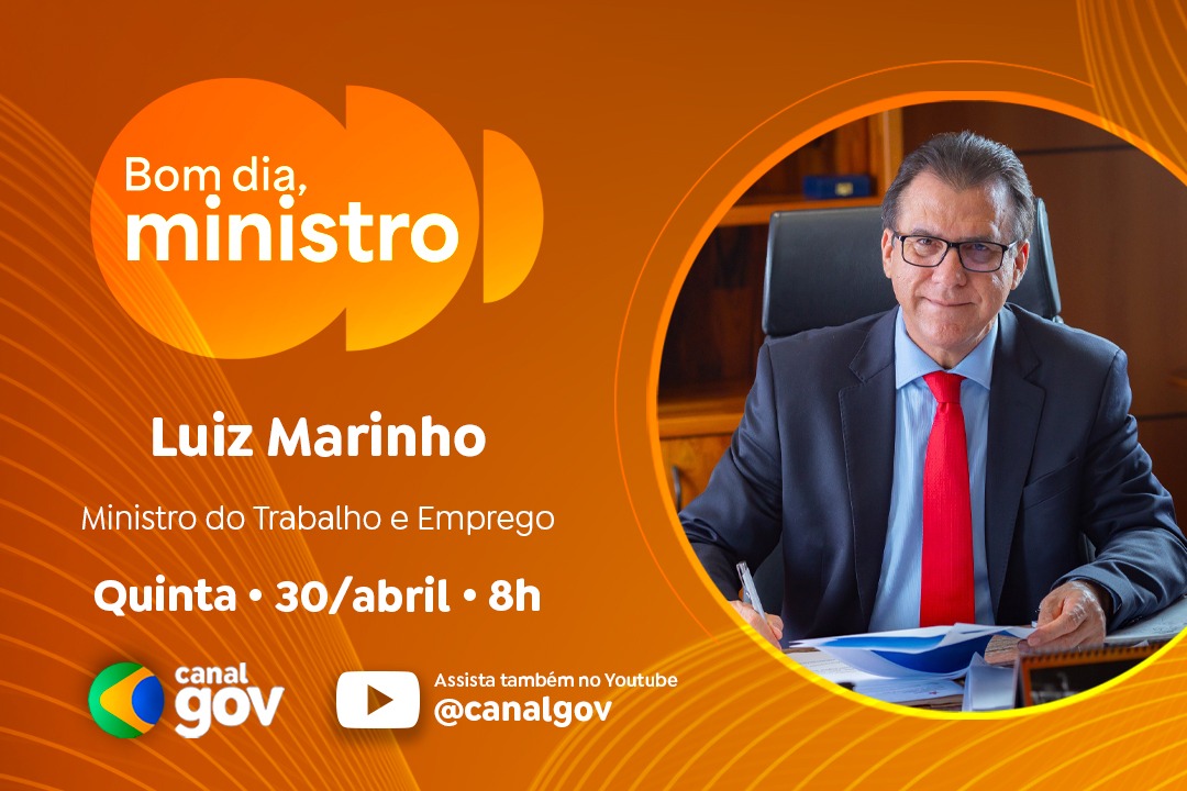 Dados positivos do Novo Caged, escala 6x1 e transparência salarial são destaques do “Bom Dia, Ministro” com Luiz Marinho