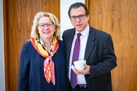 Luiz Marinho se reúne com ministra alemã, Svenja Schulze, para debater sobre políticas de trabalho e emprego