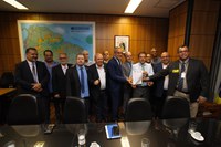 Luiz Marinho recebe dirigentes da FNP, FNE e Fenccovib