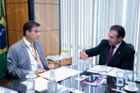 Marinho recebe representantes do setor de hotéis, restaurantes e bares do estado de São Paulo.