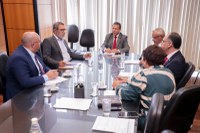 Ministro Luiz Marinho recebe o presidente da FETAEMG