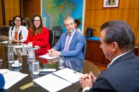 Ministro recebe representantes do Banco Interamericano de Desenvolvimento (BID)