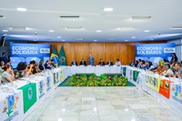 Presidente Lula e ministro Luiz Marinho recebem representantes da Economia Solidária e destacam avanços do setor
