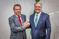 Luiz Marinho e Geraldo Alckmin discutem programas do MTE e MDIC