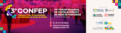 3º CONFEP - 39º Fórum Regional de Fortalecimento da Rede de Parcerias - Etapa Paraíba