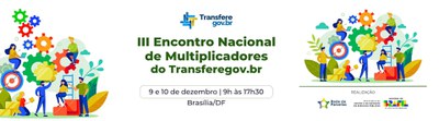 banner portal III ENCONTRO DE MULTIPLICADORES DO TRANSFEREGOV