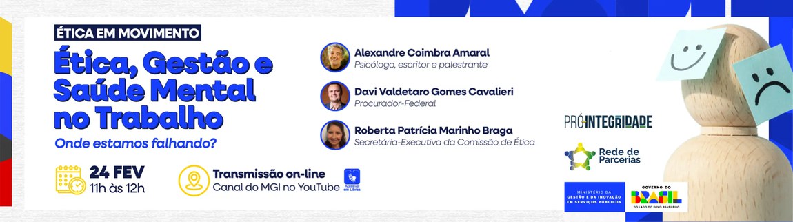 Evento Ética em movimento de fevereiro 2026 banner