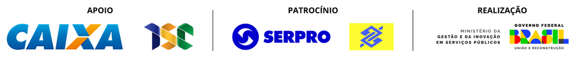 Realização, patrocínio e apoio