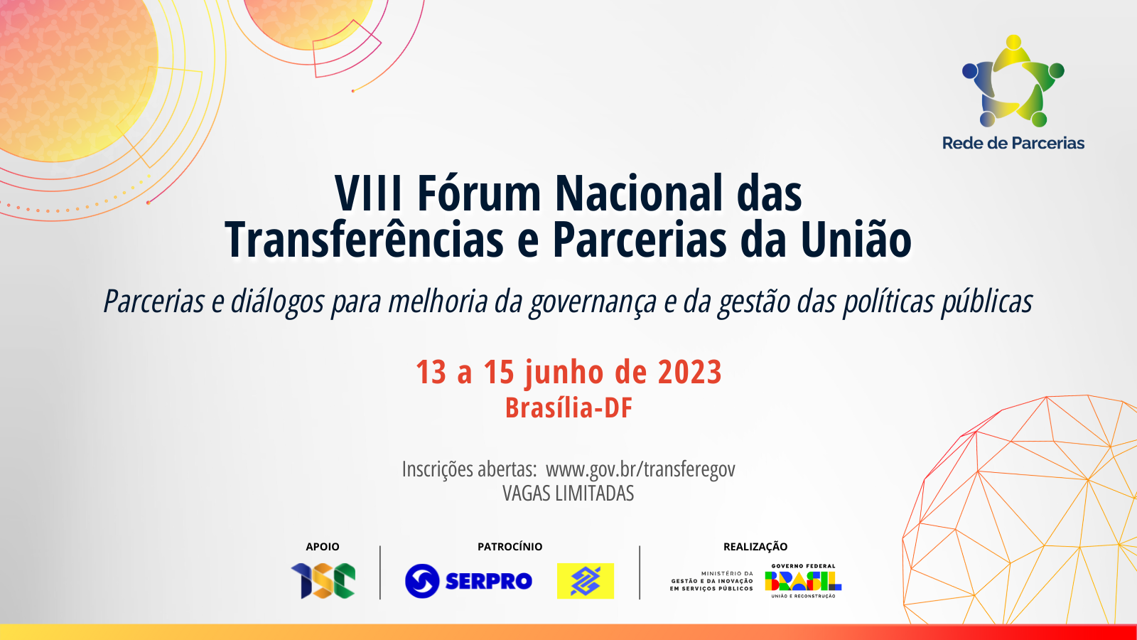 VIII FNTU inscrições abertas - Twitter