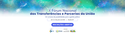 X FNTU - banner Inscrições abertas