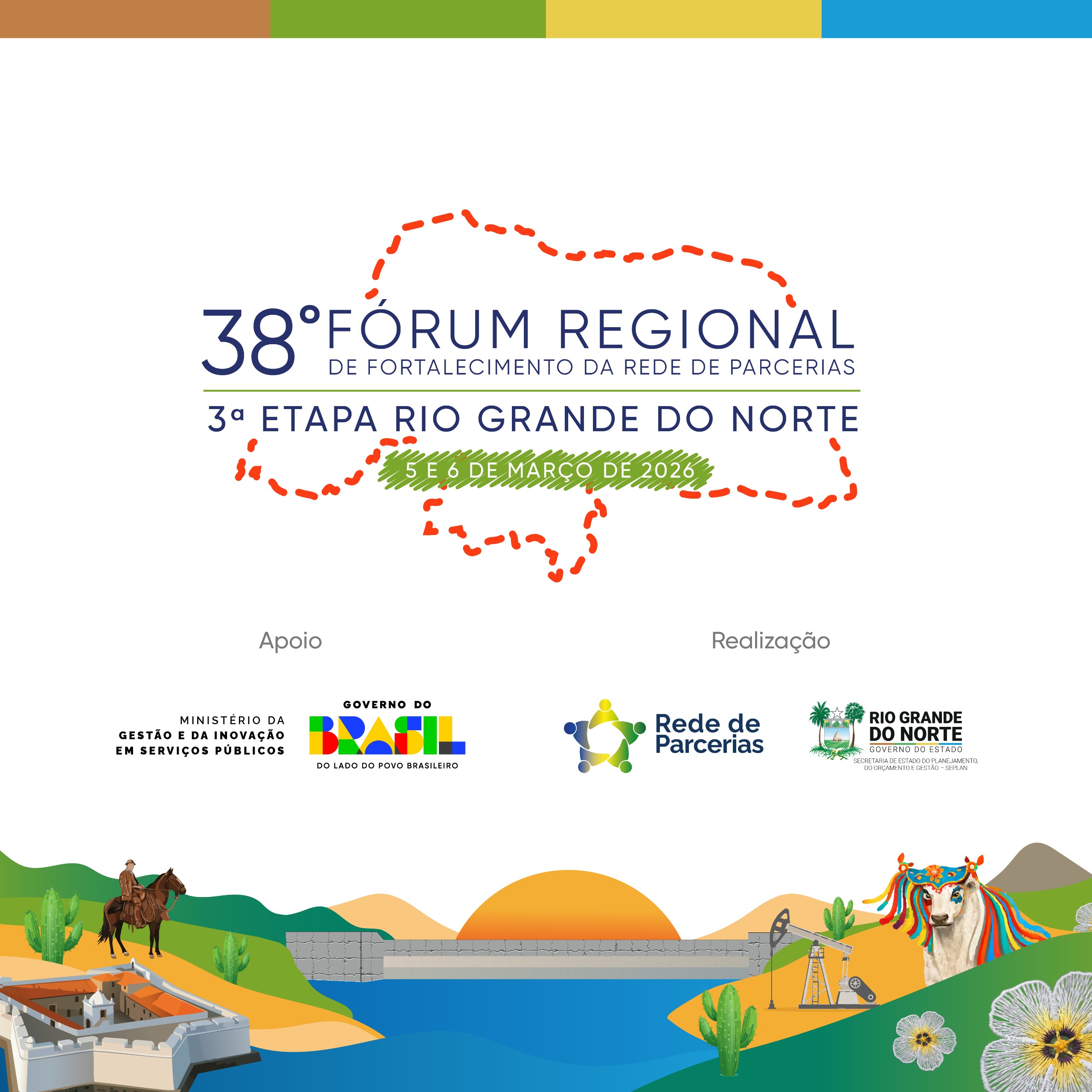 38º Fórum Regional de Fortalecimento da Rede de Parcerias – Etapa Rio Grande do Norte