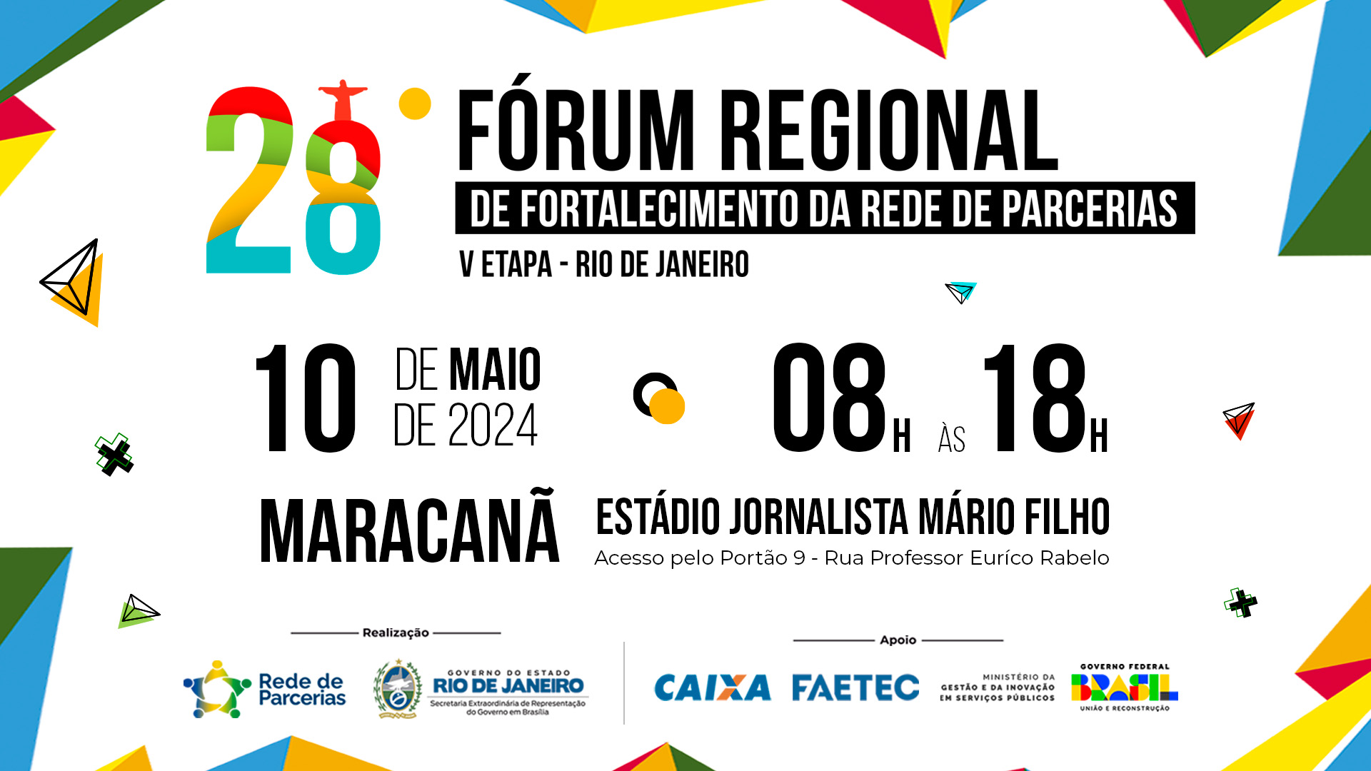 28º Fórum Regional de Fortalecimento da Rede de Parcerias – V Etapa Rio de Janeiro