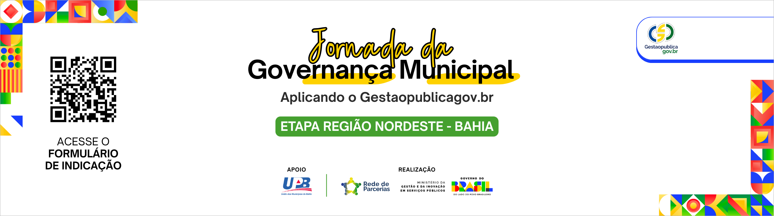 Jornada da Governança Municipal: Aplicando o Gestaopublicagov.br - Região Nordeste: Bahia