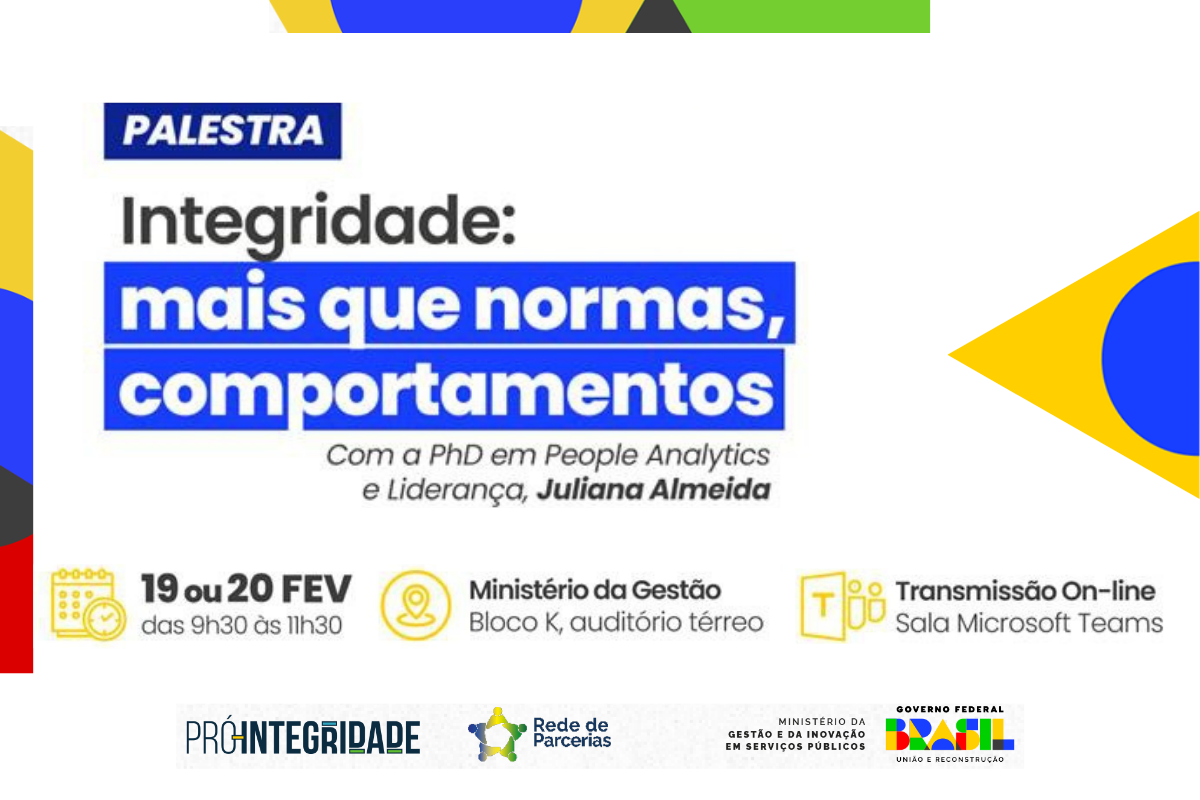 Palestra Integridade: mais que normas, comportamentos