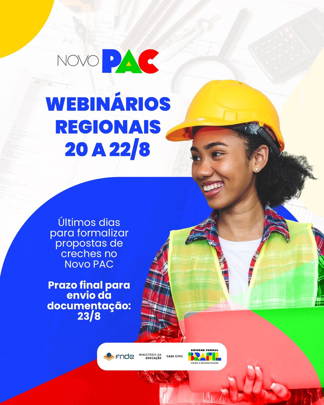 Ciclo de webinários regionais sobre formalização  de propostas do PAC Educação no Transferegov.br