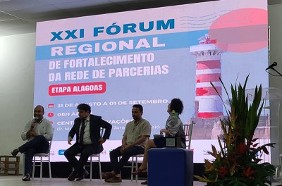 31/08/2023 - 21º Fórum Regional de Fortalecimento da Rede de Parcerias - Etapa Alagoas