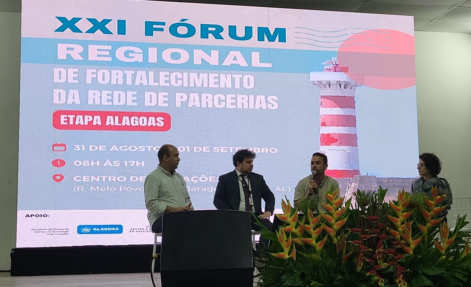 31/08/2023 - 21º Fórum Regional de Fortalecimento da Rede de Parcerias - Etapa Alagoas