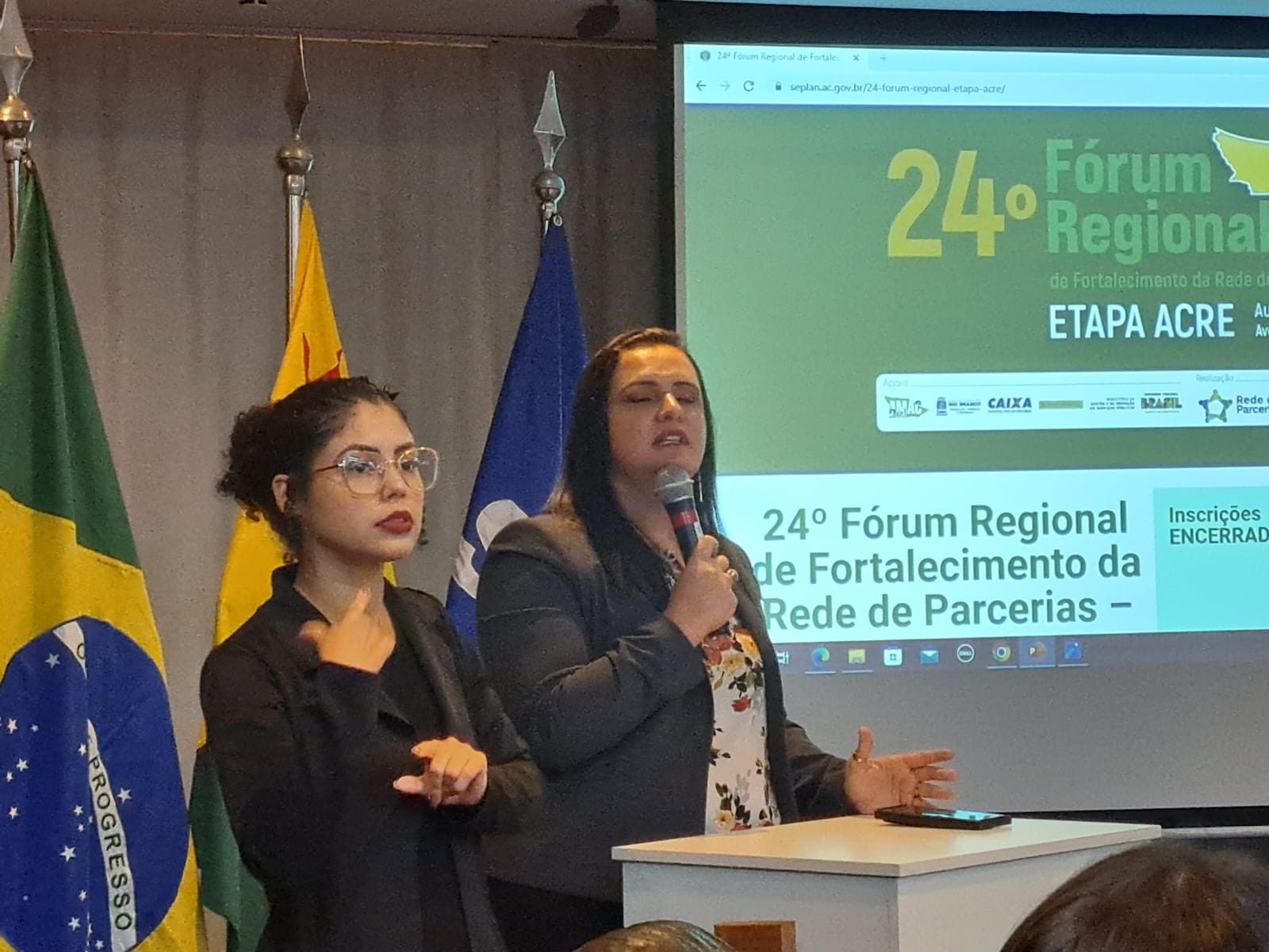 10/11/2023 - 24º Fórum Regional de Fortalecimento da Rede de Parcerias - Etapa Acre