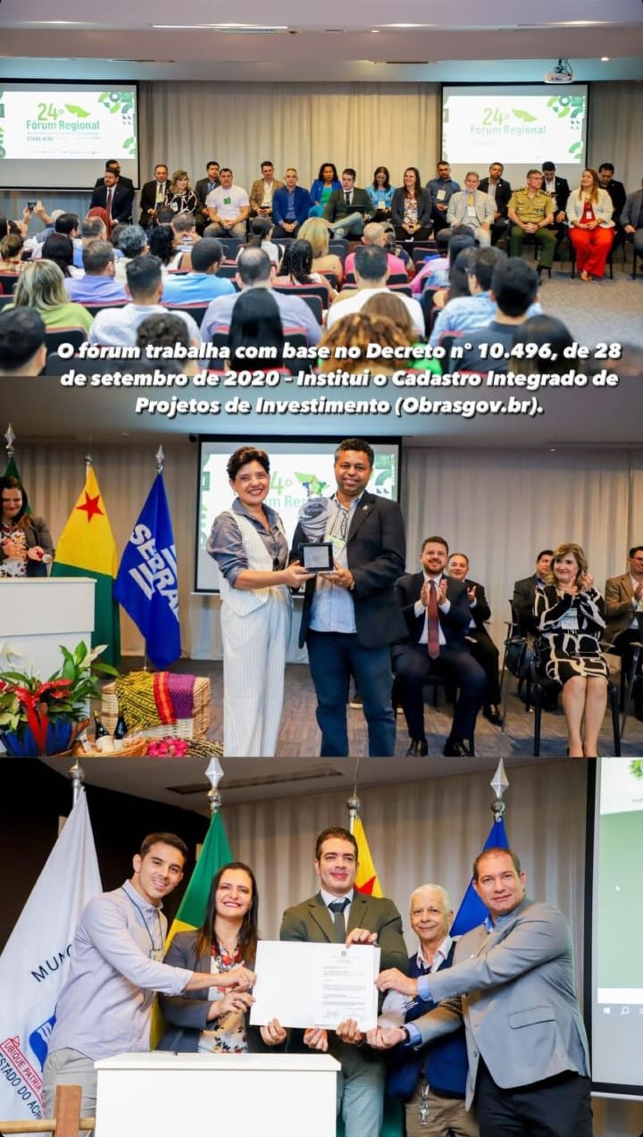 10/11/2023 - 24º Fórum Regional de Fortalecimento da Rede de Parcerias - Etapa Acre