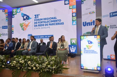 03/04/2025 31º Fórum Regional de Fortalecimento da Rede de Parcerias – Etapa Sergipe
