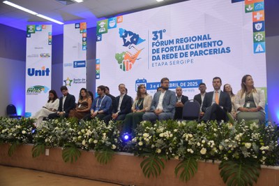 03/04/2025 31º Fórum Regional de Fortalecimento da Rede de Parcerias – Etapa Sergipe