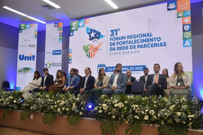 03/04/2025 31º Fórum Regional de Fortalecimento da Rede de Parcerias – Etapa Sergipe