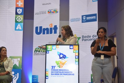 03/04/2025 31º Fórum Regional de Fortalecimento da Rede de Parcerias – Etapa Sergipe