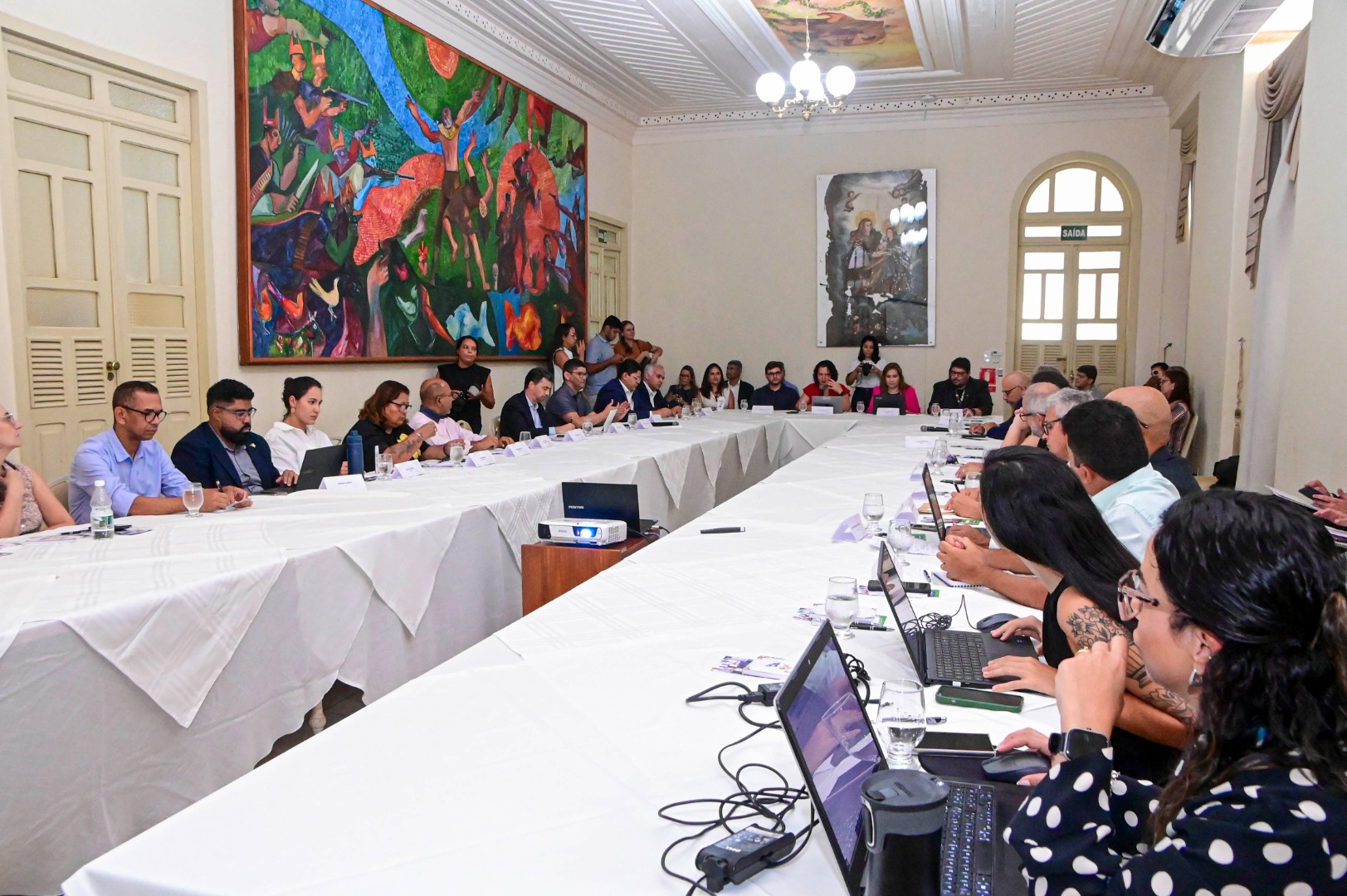 Reunião sobre Fórum Regional de Fortalecimento da Rede de Parcerias