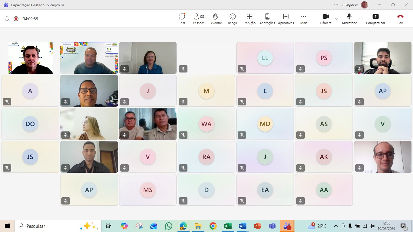10/02/2026 - Curso preparatório para implementação do Modelo de Governança e Gestão Pública – Gestaopublicagov.br - IMGG 100 PONTOS