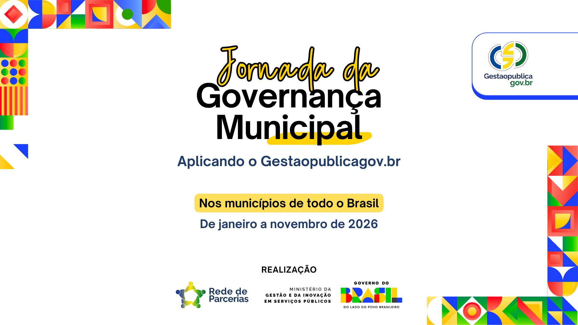 Jornada da Governança Municipal