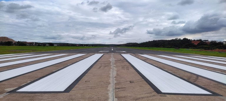 Pista do Aeroporto de Ipatinga foi completamente restaurada
